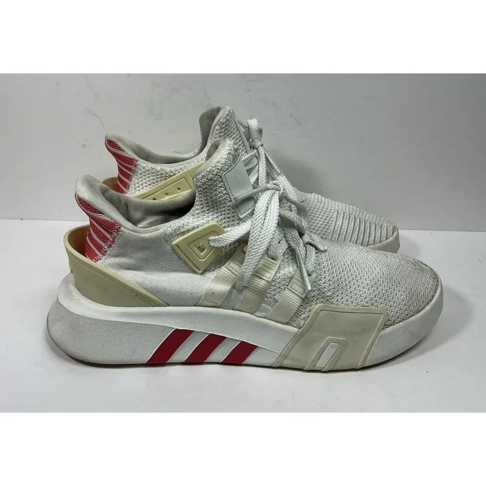 Adidas‎ Originals EQT Mens 10.5  Shoes Basketball Sneakers White Red Stripes
